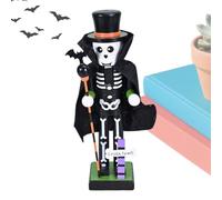 Générique Casse-Noisettes en Bois pour Halloween | Statuette Sorcière de Bureau Décoration - Remplisseurs de Sacs à Bonbons Ornement de Table pour Halloween Fenêtre Cheminée pour la Maison