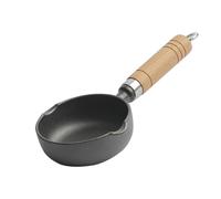 Générique Cast Iron Skillet - 12 Inch Small Frying Pan | Cast Iron Cooking - Locking Temperature Pan with Comfortable Grip and Space Saving Design for Precise Cooking at Home or Camping