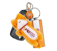 Générique Cat Bag Charm - Plush Bead-Filled Key Chain & Wrist Rest | PP Cotton And Plush Build, Bead-Filled Stress Relief Design, Doubles As Wrist Rest, Fits Backpacks Purses And Keys
