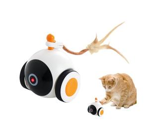 Générique Cat Ball - Automatic Moving Pet Ball, USB Rechargeable Exercise, Self?Rolling Motion Game, Fun Activity for Indoor Cats | Stimulating Interactive Play Kittens, Adult Cats, Small to Large
