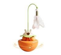 Générique Cat Ball Toy - 10x10x22cm Anti Tipping Interactive Pets Ball trac | Bite Resistant Indoor Cat Toy Rolling Ball for Small Medium Animals Living Room Bedroom Yard Backyard Lawn Garden Decorations