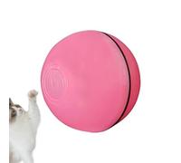 Générique Cat Ball Toy, Lighted Interactive Kitten Round, Automatic Moving Kitten Toy, Smart Rolling Pet Plaything with LED Light, Exercise and Entertainment for Indoor Cats, 2.56x2.56x2.56 inches