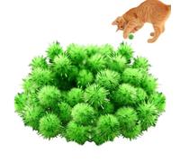 Générique Cat Ball Toys - Plush |Soft Chewing Play Balls 50 Pieces