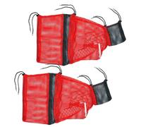 Générique Cat Bathing Bag, 2PCS Breathable Mesh Grooming Restraint, Adjustable Cat Shower Carrier for Bathing, Nail Trimming, Medicine Feeding and Vet Visits, 15grams