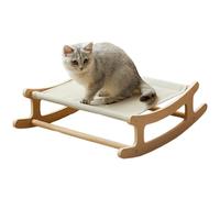 Générique Cat Bed - 19.88 X 16.34 X 6.22 inches Raised Cat Bed | Wooden Soft Breathable Raised Lounge | Detachable Wooden Cats Beds for Pets Kitten Dog Puppy Home Living Room Corner Rest Sleep