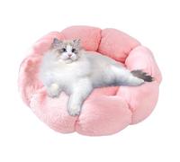Générique Cat Beds for Indoor Cats, Soft Warm Flower Cat Cave, Calming Plush Pet Beds, Perfect Washable Kitten Nest for Small Cats Indoor Dogs, Sleep, Sturdy Material, Easy Clean, Stylish Home Decor