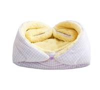Générique Cat Beds Indoor Cave, Sleeping Nest Foldable, Warm Mat with Soft Plush, Pet Bed with Sturdy Material, Animal Accessories, Cat Bed for Kitten Puppy Small Dogs Outdoor Travel Winter