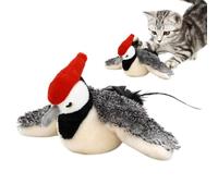 Générique Cat Bird Toy, Flying Cat Toy, Motion-Activated Flaps Realistic Chirps USB Rechargeable Refillable Catnip Plush Exterior, Flappy Toys for Indoor Cats Kittens Pet Supplies 7.09x2.36inches