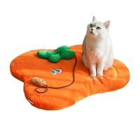 Générique Cat Blanket, Soft Kitten Blanket, Cartoon Cat Carpet, Interactive Cat Pad, Pet Thermal Blanket, Washable Cat Floor Pad, Thermal Cat Blanket for Winter, Cat Blanket with Interactive Toy,