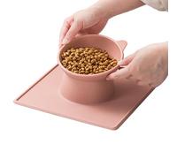 Générique Cat Bowl - 9.06x9.06x4.53inches Raised Cats Food Bowls, Elevated Kitten Plates, Anti Vomiting Orthopedic Kitten Feeding Mugs, for Indoor Cats, Non Slip Cat Dish for Puppy Pet Accessories