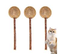 Générique Cat Catnip Toys - Natural Catnip Wand Teaser Teeth Cleaning Healthy, Catnip Cat Toys, Safe Funny Cat Toys Catnip Toy for Pet Owners Homes Pet Stores Living Rooms