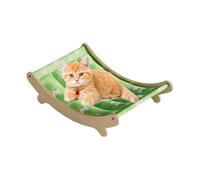 Générique Cat Chair, Cooling Washable Cat Bed, PVC Pet Hammock, Easy to Clean, Suitable for Floor, Outdoor, Bedroom, Balcony, Apartment, Corner, Living Room, and Travel Use, 49x31.5x13cm