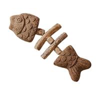 Générique Cat Chew Accessory - Wooden Teether for Young Pets | Engaging Toy with Natural Texture & Playful Shape for Entertainment, Relaxation, Exercise and Enrichment