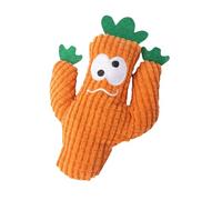 Générique Cat Chew Toys, Plush Catnip Cactus Toy, Teething and Calming Plush Pillow, Soft Stuffed Doll for Home Furniture Protection, Interactive Pet Accessory, Orange Yellow Green