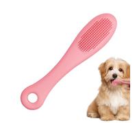 Générique Cat Chin Brush | Soft Silicone Grooming Chin Scrubber | Soft Silicone Chin Scrubber For Cats, 3.94x0.98 Inches Non-Slip Multifunctional Finger Pet Supplies Cleaning Brush For Cats & Dogs