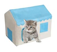 Générique Cat Cooling House | Pet Cooling Shelter | All Season Cat House, Indoor Outdoor Cat House, Balcony Cat Furniture, Cat House with Ventilation, Cat Shelter for Summer