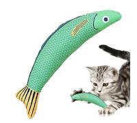 Générique Cat de Dentition Jouets - Catnip Fish Mord Jouet | Toys de Chat Saury Fish | Toy Catnip Saury pour Dentition | 8.27x3.15Inch Cat Kicking Toys | Toys interactifs Crinkle pour Chats