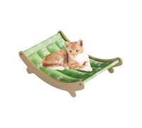 Générique Cat Deck Chair - Pet Summer Cooling Mat | Cat Lounger | Portable Pet Cooling Mat | Pets Patio Furniture & Accessories for Apartment Living Room Balcony Indoor Floor Outdoor Home