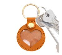Générique Cat Dog Hair Holder, Heart-Shaped Memorial Keyring Keepsake Pendant Pet Lovers 3.35x1.97 inches, Charm for Backpack Purse Car Bag Women Men Memory Gift, Lasting Hair Preservation