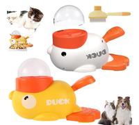 Générique Cat/Dog Slot Machine Treat Dispenser, Cat Treat Slot Machine, Interactive Duck Frenchie Toy, Duck-Shaped Interactive Treat Dispenser Toy, Food Puzzle Slow Feeder with Button (Mix)