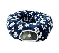 Générique Cat Donut Bed, Foldable Pet Tunnel, Plush Calming Nest