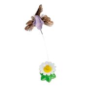 Générique Cat Enrichment Toys - Suction Cup Flying Bird, Large Size with Realistic Feathers, Compact Elastic Wire, Interactive Kitten Teaser, for Exercise Home Indoor and Apartment Living Room Fun