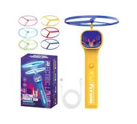 Générique Cat Fetch Toy - 12 inch Interactive Cat Toy | Pets Flying Disc Toys - Rechargeable Flying Discs for Indoor Outdoor Play Keeps Cats Active Engaged and Mentally Stimulated