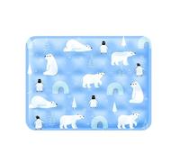 Générique Cat Gel Cooling Pad, Cooling Dog Mat, Washable Thermal Mitigation Pad, High Stability Comfort, Reinforced Resistant Polymer for Details, Efficient Resource Management for Travel Usage