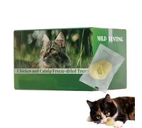 Générique Cat Grass Teething Stick, 16X Cat Grass Sticks, Edible Pet Supplies, Kitten Chew Toys 8.27x5.71x5.12 inches, Individually Packaged for Digestion and Oral Health, Daily Use
