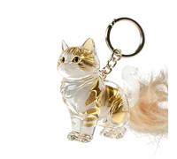 Générique Cat Hair Collector Keychain Charm Memorial Storage Box, Clear Bottle for Pet Hairs Keychain, Pets Keepsake Keyring for Collecting Hair, Portable Pet Memory, Forever Present for Pets Lovers