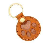 Générique Cat Hair Holder - 4 inch PU Leather Keepsake | Memorial Pet Jewelry | Cremation Ashes Pendant for Travel and Ceremonies