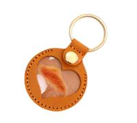 Générique Cat Hair Holder Key Chain - Heart Shape Pendant Memorial Charm