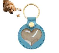 Générique Cat Hair Holder Key Chain - Heart Shape Pendant Memorial Charm