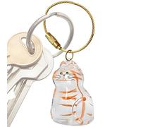 Générique Cat Hair Storage Bottle | Pet Memorial Keepsake,Keepsake Cat Storage Pendant for Backpack, Bag, Wallet, Keychains and Others