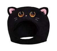 Générique Cat Hat, Cute Cartoon Headgear, Funny Stuffed Cap, 11.81x13.78in Soft Plush Material, Adjustable Cozy Fit for Party Costumes, Photo Props, Kids Cosplay, Girls, Boys, Indoor