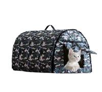 Générique Cat House for Outdoor Cats, Warm and Weatherproof Insulated Shelter for Winter, Cold Weather Feral Cat House, Insulated Pet House for Outside, Outdoor Cat Shelter
