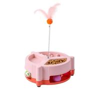 Générique Cat Interactive Feeder, Multifunctional Slow Feeder Toy, Interactive Toys for Indoor Cats, Creative Slow Food Dispenser Feeder for Kitten, Engaging Cat Toys for Indoor Use