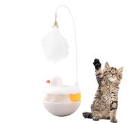 Générique Cat Interactive Toy - Fun Duck-Shaped Stick Game, Activated Kitten and Cat Toy for Playtime, Easter Or Birthday, Outdoor and Indoor Activity for Cats & Kittens