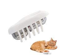 Générique Cat Interactive Toys, Pat Chasing Toy, 2.72x0.79x0.79 inches, Motion Hunting Simulation, Rechargeable Portable Design, Floor Play Exercise for Indoor Boredom, White