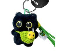 Générique Cat Keychain Plush | 10cm Cute Hangable Pendant Soft Stuffed Toy | Handcrafted Plush Keychain Party for Friends Family Women Men | Car Room Home Accessories Collectible Mini Ṕlush Charm
