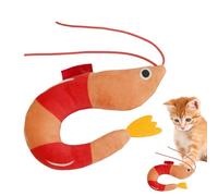 Générique Cat Kick Toy avec Catnip, Chaton Doux Chaton crevettes - Jouet en Peluche Interactive | Gratter Les Dents à Mastication des Dents de broyage de Nettoyage