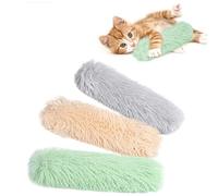Générique Cat Kick Toy - Interactive Cat Toy, 3 Pieces Crinkle Sound Plush Pillow with Bite Resistant Fabric, Catnip Plaything, Indoor Cats Toys Set, Kitten Teething Toys for Home Living Room Corner