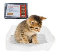 Générique Cat Litter Box Liners, Heavy Duty Pet Poop Cleaning Drawstring Pads, Large Cats Pan Liners, Leak-Proof Design, Easy to Use, Extra Strong, for Indoor Home Kitten Litter Tray