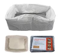 Générique Cat Litter Liners,10Pcs Drawstring Sifting Cat Litter Bags with Filter Net - Portable Thick Scratch Resistant Cats Litterr Bags 18.50 * 14.17 * 6.69infor Pet Cats Litters Box Supplies