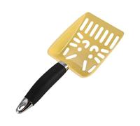 Générique Cat Litter, Pooper Scoop, 8.86x4.21x1.38 Stainless Shovel, Long Handle Cleaner, Portable Sifter for Litterbox, Toilet Training, Kitten Waste Removal, Indoor Outdoor Use