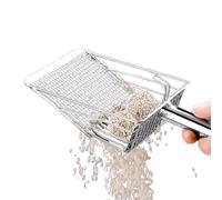 Générique Cat Litter Scoop - Metal Tray Scoop, Poop Shovel with Sifter Design, Pet Cleaning Tool for Home Indoor Kitten Men Women, Kitty Hygiene, Easy Waste Removal, Litter Maintenance Use