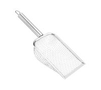 Générique Cat Litter Scoop, Stainless Steel Pet Litter Sifter, Compact Animal Shovel, Portable Pooper Lifter, Ideal for Cats, Dogs, Frogs, Lizards, Snakes, Turtles and Reptile Cleanup