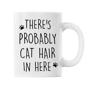 Générique Cat Mug - 300ML Ergonomic Handle Cute Tea Cup | Ceramic Cat Coffee Cup for Women, Men, Teens, Kids, Family, Workplace, Home, Dorm, Gift Idea, Coffee and Tea Lovers