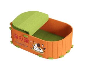 Générique Cat Nest Bed, Felt Indoor House, Kitten Rest with Design, Pet Comfort Aid for Families, Lifestyle Supply, Bed for Living Room Seasonal Home Playing Scratching Sleeping