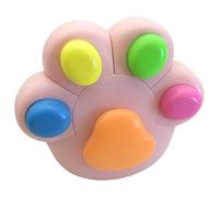 Générique Cat Paw Highlighters Set - Cute Pastel Color No Bleed Marker Pens, Smooth Ink Highlighter for Office School Notes, Journaling, Coloring, Scrapbooking and Study Planner Accessories